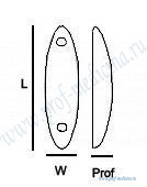 Eurosilicone симметричные импланты голени